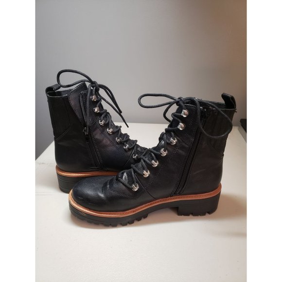 Nine West Ivana Combat Boot Women's Size 7.5 - Picture 4 of 7